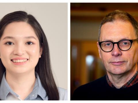 Hong Nhung Vu og Eiríkur Steingrímsson